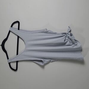 Athleta Max out side tie burnout workout tank top